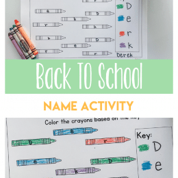 Color By Letter Name Activity. #freehomeschooldeals #fhdhomeschoolers #colorbyletteractivity #namelearningactivity #namecoloringactivity