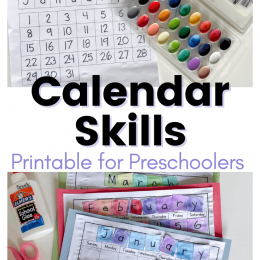 Preschool Calendar Learning Activity. #freehomeschooldeals #fhdhomeschoolers #preschoolcalendaractivity #learningaboutcalendars #calendarlearningactivity