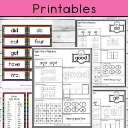 Free Sight Word Activity Pages. #freehomeschooldeals #fhdhomeschoolers #learningaboutsightwords #sightwordspractice #sightwordsworksheets