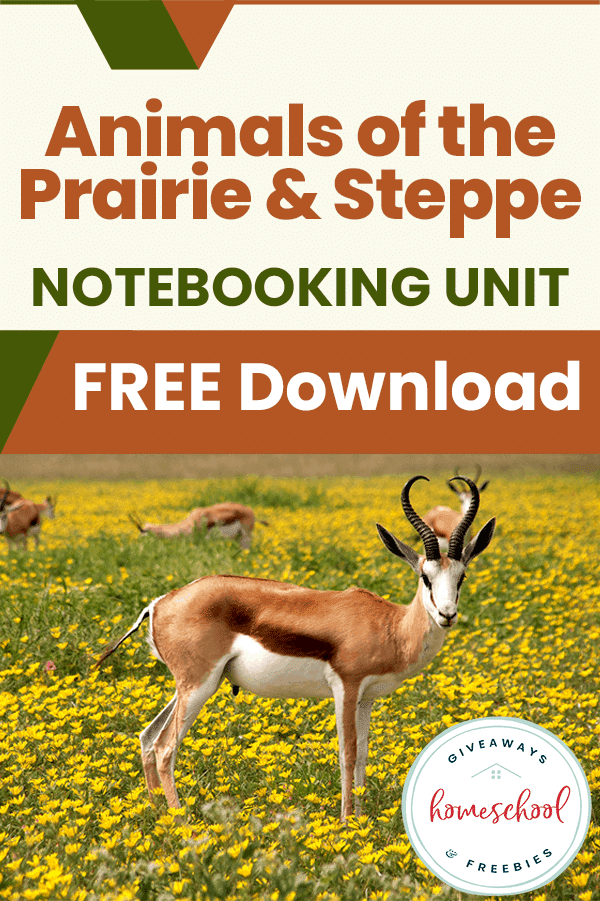 Prairie Animal Notebooking Pages. #freehomeschooldeals #fhdhomeschoolers #studyingprairies #prairienotebookingpages #studyingprairieanimals