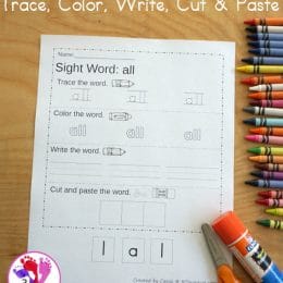 Sight Word Learning Activity. #freehomeschooldeals #fhdhomeschoolers #learningsightwords #sightwordactivity #sightwordworksheets