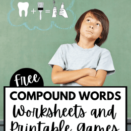 Compound Word Learning Activity. #freehomeschooldeals #fhdhomeschoolers #learningaboutcompoundwords #compoundwordsworksheets #compoundwordspractice