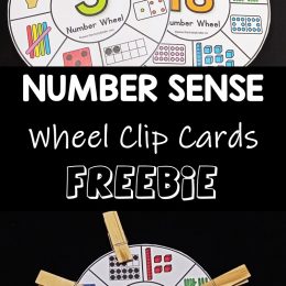 Number Sense Clip Cards. #freehomeschooldeals #fhdhomeschoolers #numbersensepritnables #numbersenseclipcards