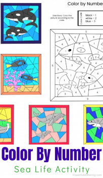 Ocean Color By Number Pages | Free Homeschool Deals