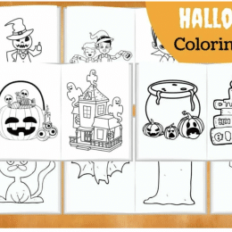 Halloween Coloring Activity Pack. #freehomeschooldeals #fhdhomeschoolers #freecoloringpages #halloweencoloringpages #freehalloweenactivities