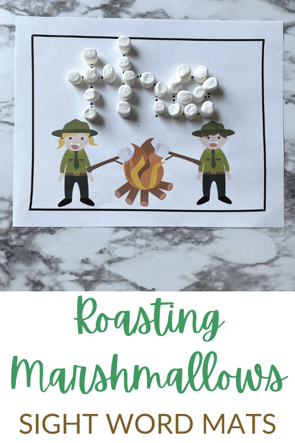 S'mores Sight Words Activity. #freehomeschooldeals #fhdhomeschoolers #learningaboutsightwords #sightwordsactivity #smoresactivity