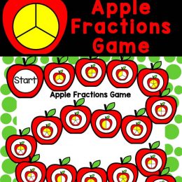 Apple Fractions Review Game. #freehomeschooldeals #fhdhomeschoolers #learningaboutfractions #fractionsgame #freemathgames