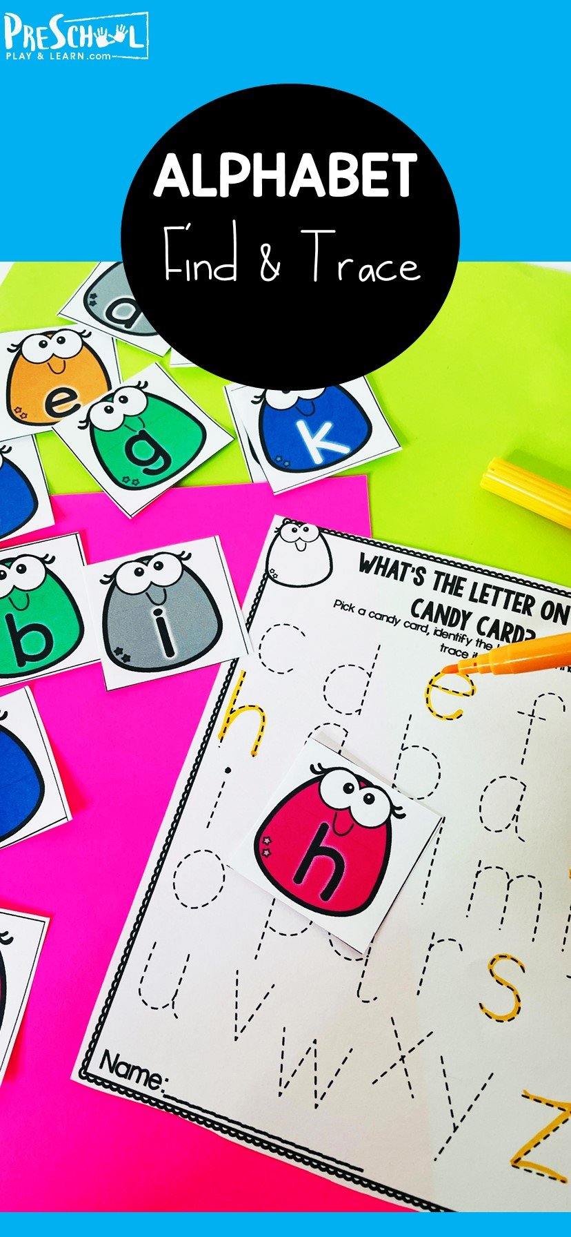 alphabet find and trace activity free homeschool deals c