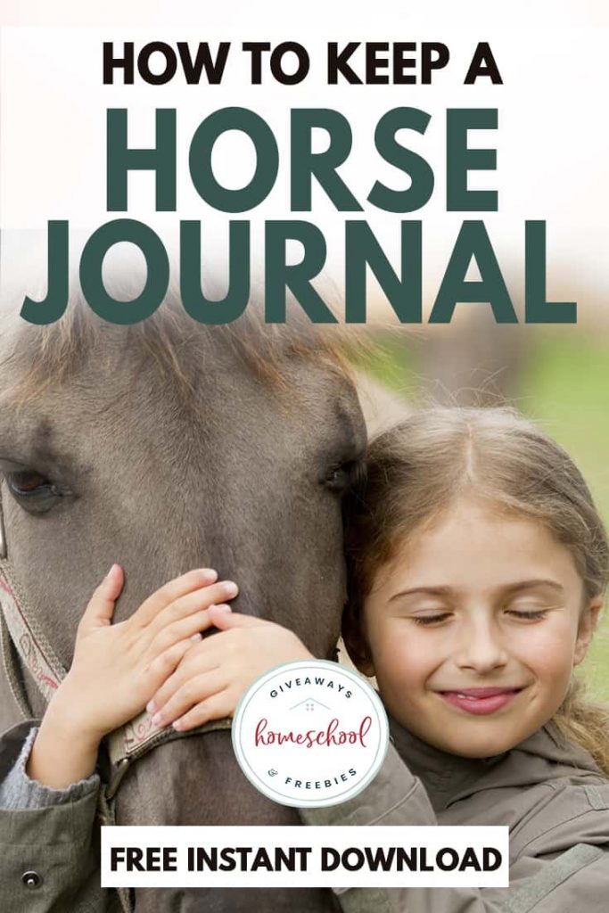 Horse Journal for Kids Free Homeschool Deals