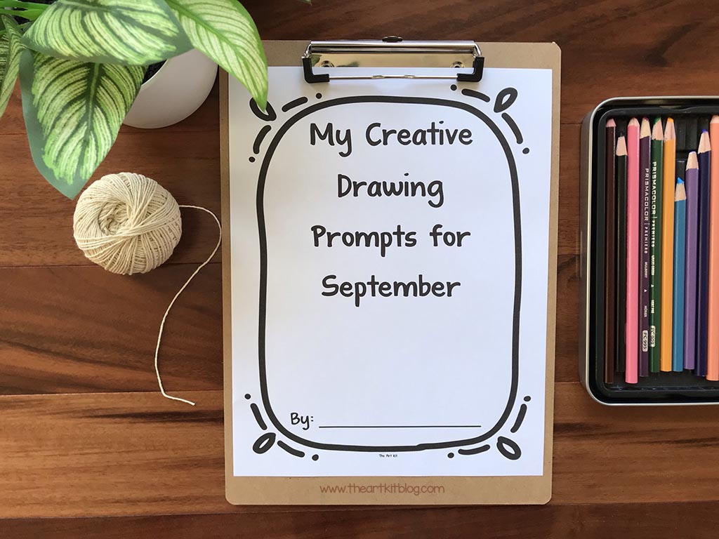 Fall Creative Drawing Prompts. #freehomeschooldeals #fhdhomeschoolers #drawingpromptsforkids #falldrawingpages #fallactivitypages

