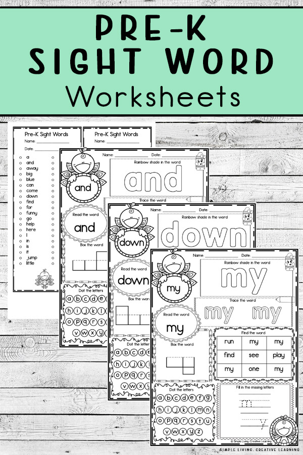 Free Sight Word Printables | Free Homeschool Deals ©