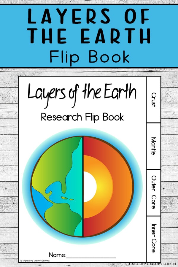 Earth Layers Flip Book Free Homeschool Deals