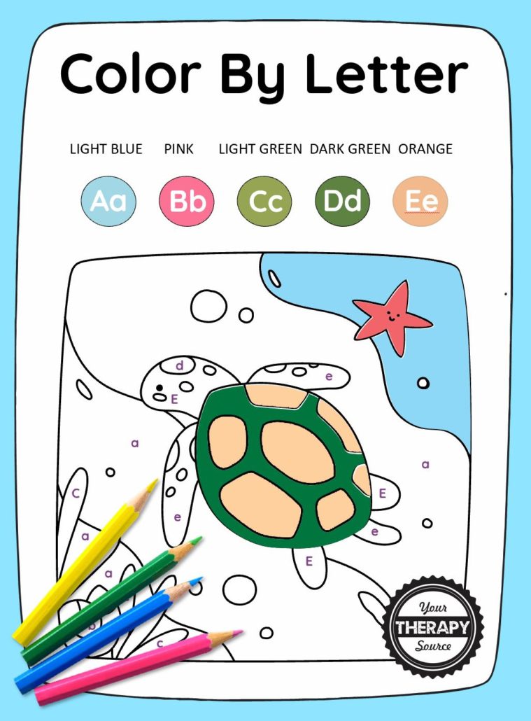 Color by Letter Worksheets Free Homeschool Deals