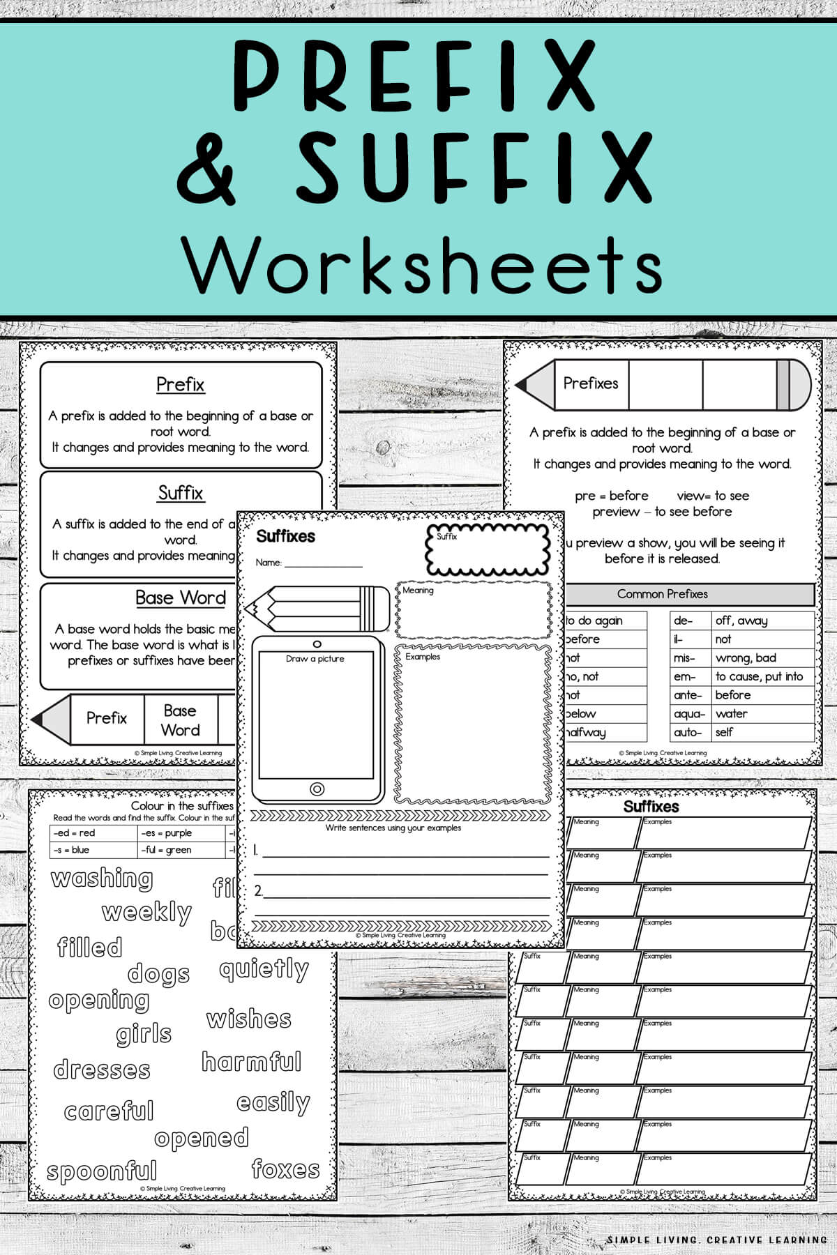 Prefix And Suffix Worksheets Free Homeschool Deals Prefix And Suffix Worksheets Free Homeschool Deals