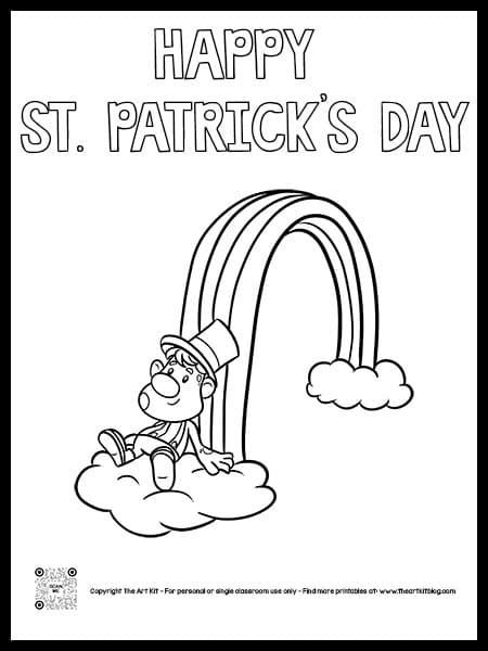 St. Patrick's Day Coloring Activity Book for Kids: Happy Patrick's