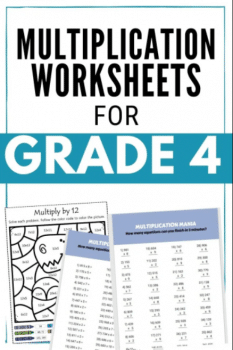 Multiplication Worksheets Fourth Grade | Free Homeschool Deals