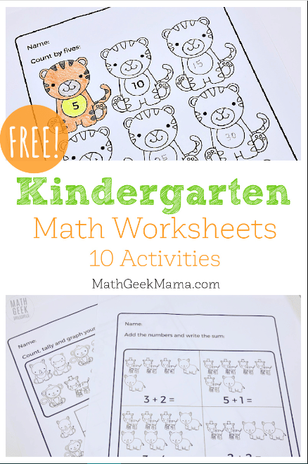 kindergarten math worksheets free homeschool deals c