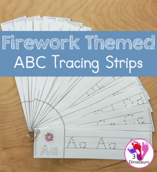 Firework Writing Strips | Free Homeschool Deals