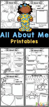 All About Me Printables | Free Homeschool Deals