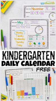 Kindergarten Calendar | Free Homeschool Deals