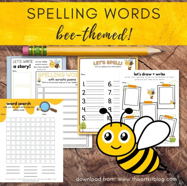 Spelling Bee Worksheets Free Homeschool Deals spelling-bee-worksheets-free-homeschool-deals