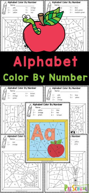 Color by Number Math Worksheets Bundle - Teaching Exceptional Kinders