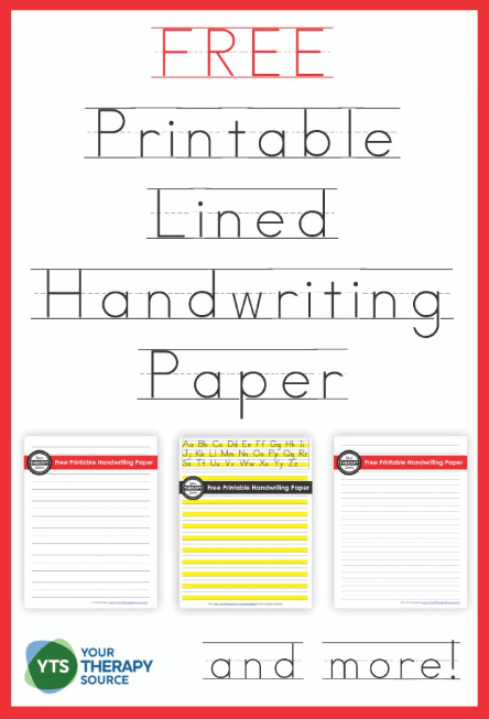 Free Printable Handwriting Paper