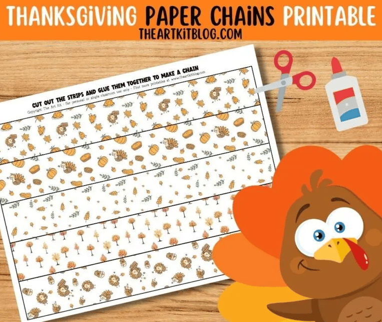 Thanksgiving Paper Chain Free Homeschool Deals