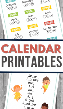 Kid's Calendar Printables | Free Homeschool Deals