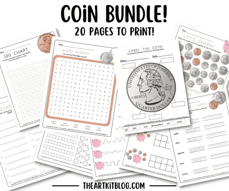 Coin Printables Free Homeschool Deals