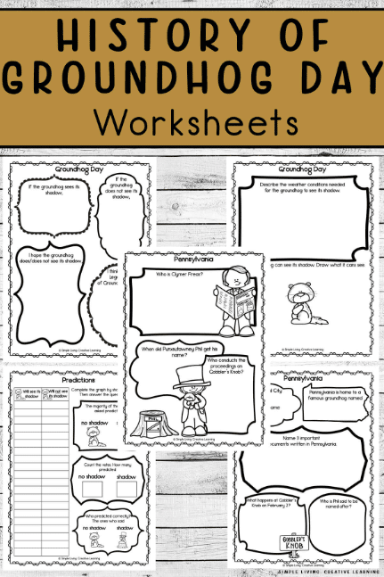 Groundhog Day Worksheets | Free Homeschool Deals