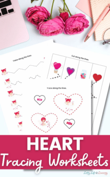 Heart Tracing Worksheets | Free Homeschool Deals