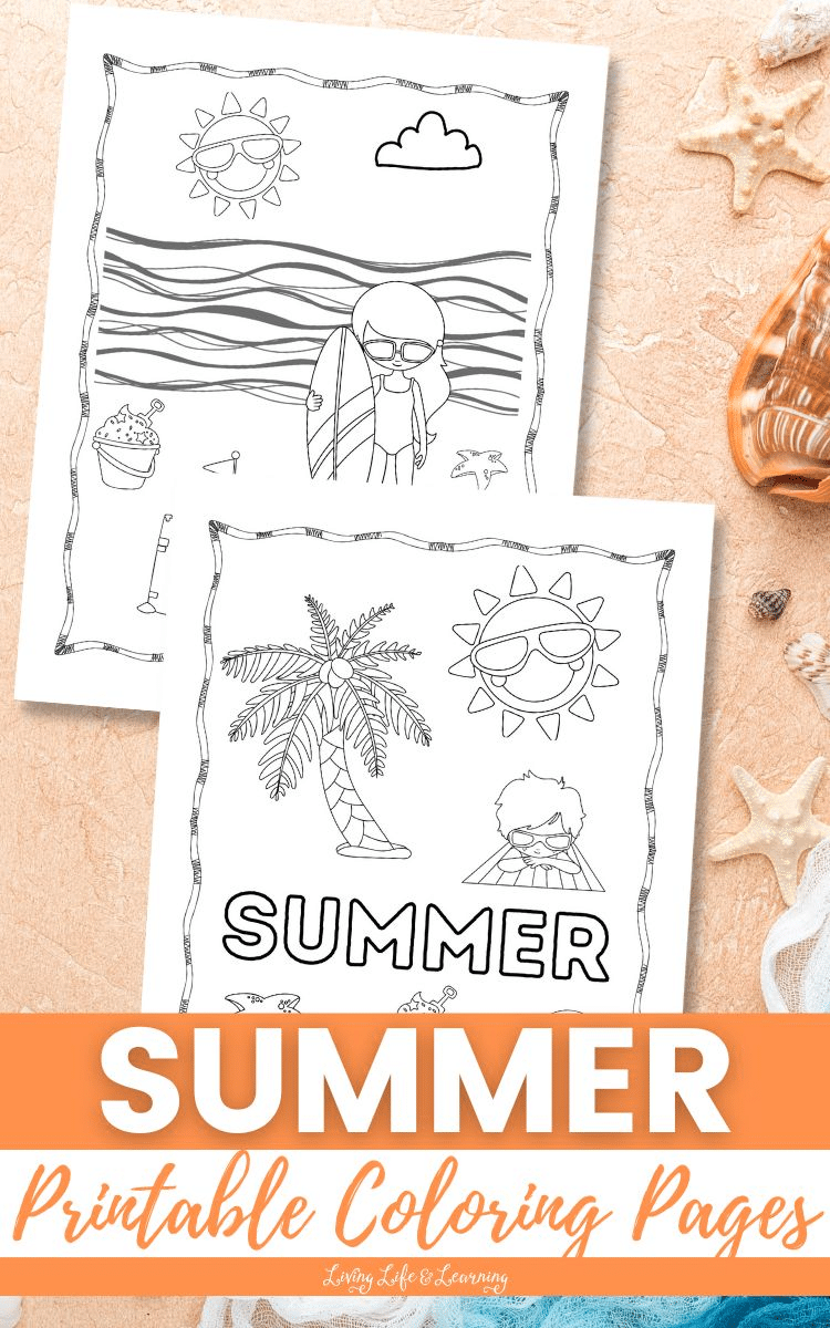 10 People Summer Printable Coloring Pages to Beat the Heat