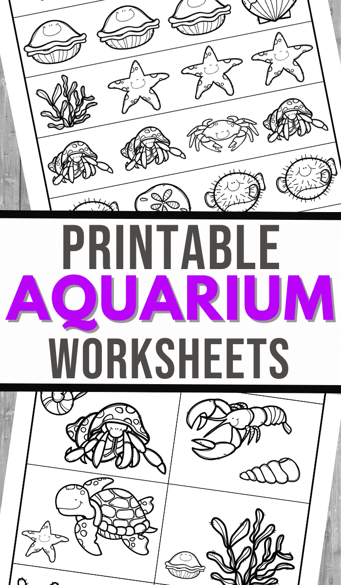 Aquarium activity pages free homeschool deals