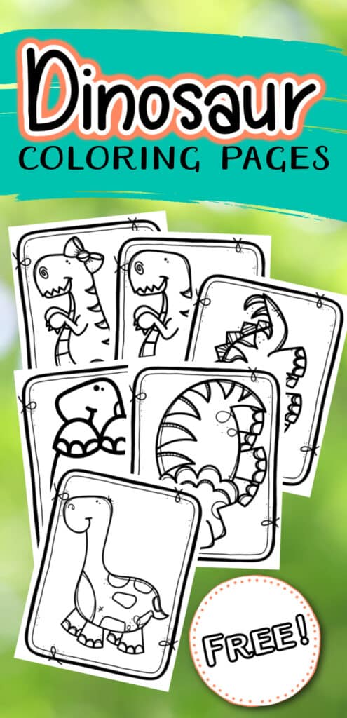 sample dinosaur coloring pages