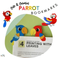 Colorful Parrot Bookmarks | Free Homeschool Deals