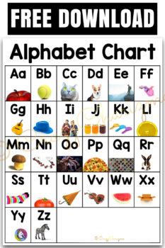 Alphabet Chart | Free Homeschool Deals