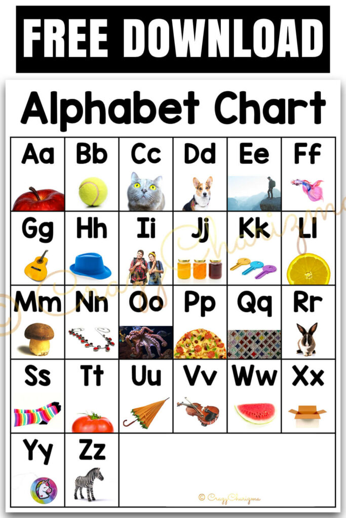 alphabet chart