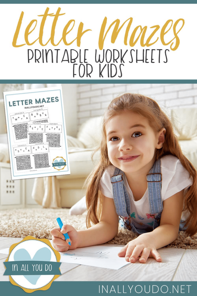 Letter mazes free homeschool deals