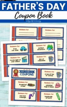 Father's Day Coupon Book | Free Homeschool Deals