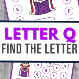 two sample screenshot Letter Q - Queen pages