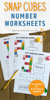 Building Numbers With Snap Cubes Printable | Free Homeschool Deals