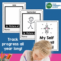 three screenshot images for your printable self-portrait journal