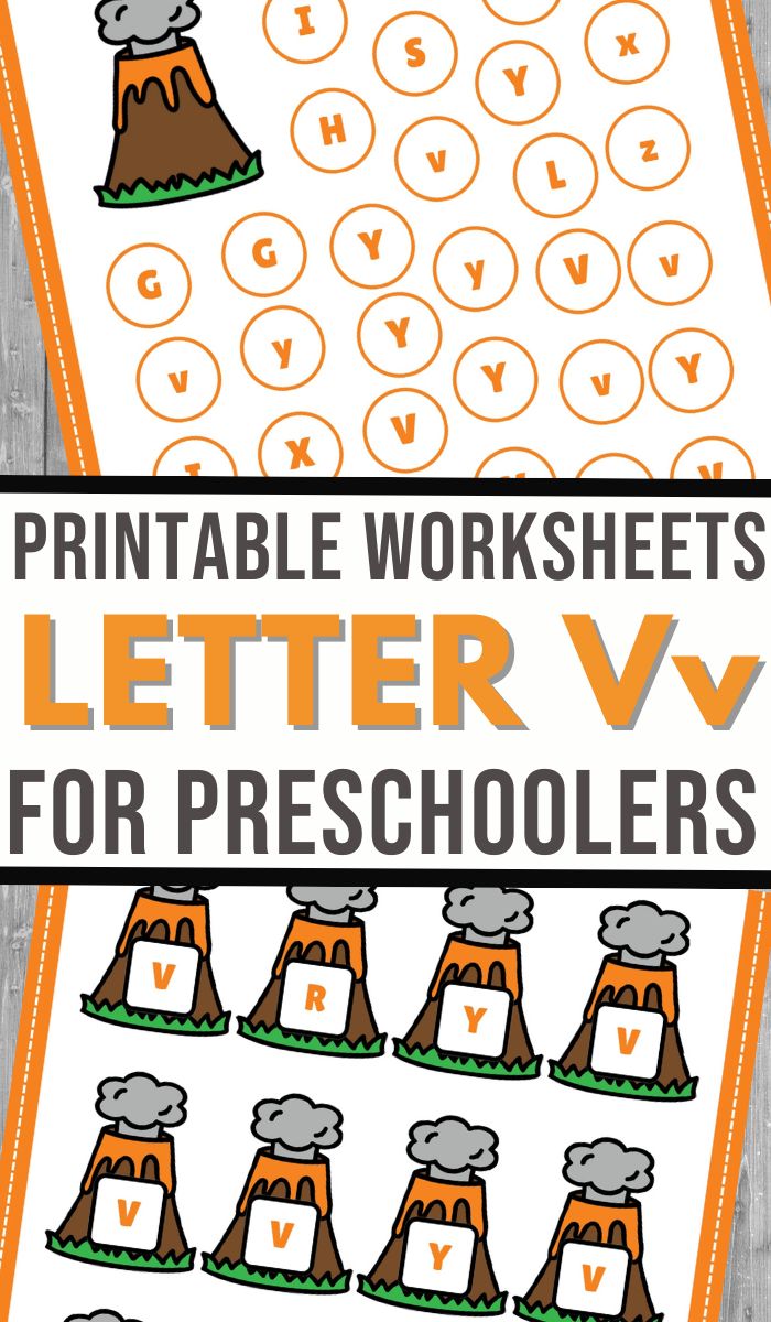 Letter V: Volcano Printable Letter Practice | Free Homeschool Deals