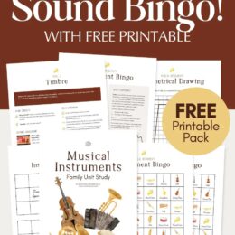 digital sample pages of instrument sounds bingo