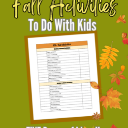image of fall printable fall activity page