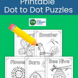 sample images of farm themed dot to dot printables