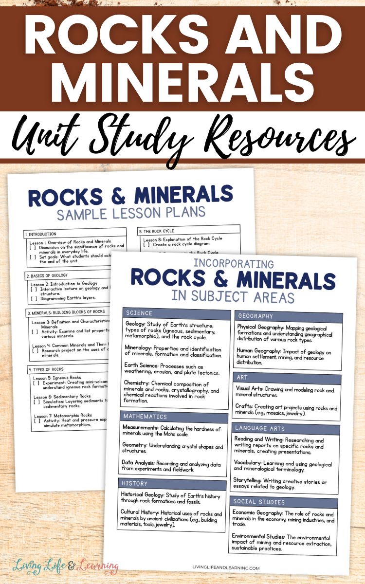 Rocks and Minerals Science Unit Activities | Free Homeschool Deals