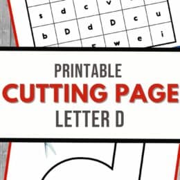 two digital page images showing a letter "d" (bottom) and alphabet maze (top)