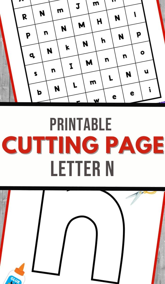Letter N Scissor Practice Cutting Printables Free Homeschool Deals